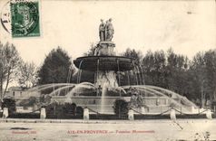 CPA Aix en Provence Fontaine Monumentale 