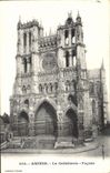 CPA Amiens La Cathedrale Facade 