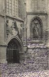 CPA Amiens Cathedrale Portail St Christophe 