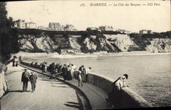 CPA Biarritz La Cote des Basques 