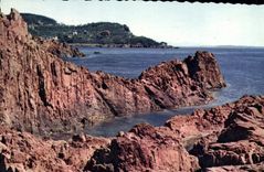 CPA La Corniche d'Or Les Calangues Rouges du Trayas 