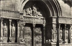 CPA La Provence Romaine Arles Portail de l'Eglise St Trophime 