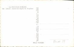 CPA La Provence Romaine Arles Portail de l'Eglise St Trophime 