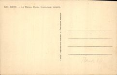 CPA Nimes La Maison Carree monument romain 