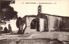CPA Saint Tropez Chapelle Sainte Anne 