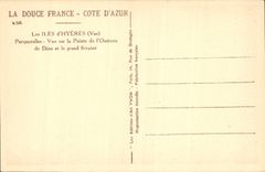 CPA La Douce France Cote d'Azur Les Iles d'Hyeres Var Porquerolles Vue sur la Pointe de l'Oustaou de