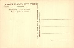 CPA Monaco L'Anse du Canton Vue des jardins de monaco 