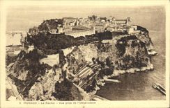 CPA Monaco Le Rocher Vue prise de l'Observatoire 