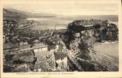 CPA Monaco et Monte Carlo Vue prise de l'Observatoire 