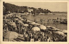 CPA Cote d'Azur Artistique Juan les Pins A M La Plage 