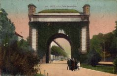 CPA Metz La Porte Sarpenoise 