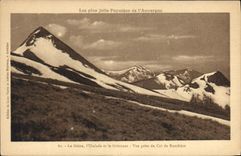 CPA Les plus Jolis Paysages de l'Auvergne La Griou l'Usclade et le Griounet Vue prise du Col de Romb