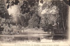 CPA Le Cantal Pittoresqu Aurillac Interieure du Square Le Bassin 