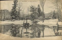 CPA Aurillac Le Square en Hiver 
