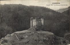 CPA l'Auvergne Cantal Le Chateau d'Alleuze 