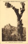 CPA Les plus Beaux Chateaux historique du Cantal Ruines du Chateau d'Apchon 