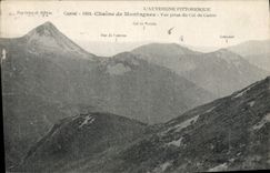 CPA l'Auvergne Pittoresque Cantal Chaine de Montagnes Vue prise du Col de Cabre 