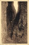 CPA Carlat Cantal Escalier de la Reine 