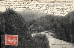 CPA Chameuneuf les Bains La Vierge du Pic Alibert Ruines de l'Ancienne Chapelle de St Cyn et les Gor
