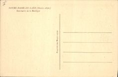 CPA Notre Dame du Laus Hautes Alpes Santeruaire de la Basilique 