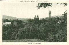 CPA Notre Dame du Laus Hautes Alpes Clocher de la Basilique 