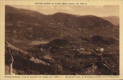 CPA Notre Dame du Laus Hautes Alpes Vallon du Laus vu de la Colonne de l'Auge 
