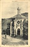 CPA Notre Dame du Laus Hautes Alpes Chapelle du Precieux Sang Au fond Village d'Avancon 