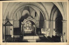 CPA Notre Dame du Laus Hautes Alpes Interieur de la Basilique 