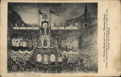 CPA Notre Dame du Laus Hautes Alpes Tableau commomoratif du Couronnement de la Vierge du Laus Interi