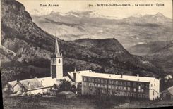 CPA Notre Dame du Laus Hautes Alpes Le Couvent et l'Eglise 