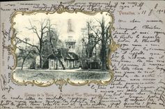 CPA Versailles hameau de la Reine aillerie et Tour Marlborough 