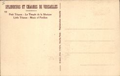 CPA Splendeurs et Charmes de Versailles Petit Trianon Le Temple de la Musique 