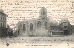 CPA Montlucon l'Eglise Allier 