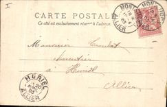 CPA Allier Mountlucon l'Hotel de Ville