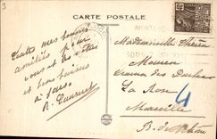 CPA Mountlucon Avenue de la Gare 
