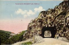 CPA Tunnel de la Schlucht 