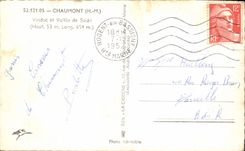 CPA Chaumont H M Viaduc et Vallee de Suze
