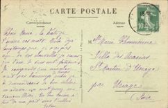 CPA La Louvesc Ardeche l'Allee du Domaine de Grande Neuve