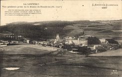 CPA La Louvesc generale prise de la Route de Denieres 