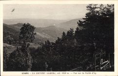 CPA La Louvesc Ardeche Vue sur la Vallee d'Ay