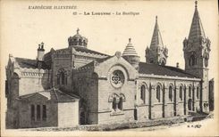 CPA l'Ardeche Illustree La Louvesc La Basilique 