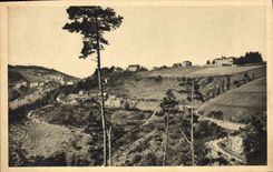 CPA La Louvesc Ardeche Vue generale Quartier de la Fontaine Route d'Annonay 