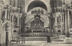 CPA La Louvesc Interieur de la Basilique 