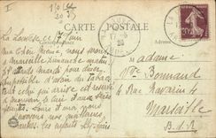 CPA La Louvesc Vue generale prise du dessus du Boulevard des Elegants