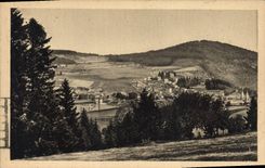 CPA La Louvesc Ardeche Vue generale Grand Lieu Quartier de la Fontaine en Mont Chaix 