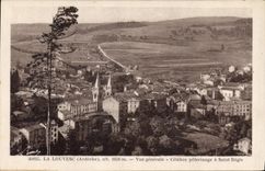 CPA La Louvesc Ardeche Vue generale Celebre pelerinage a Saint Regis 