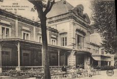 CPA Vals les Bains Ardeche Facade du Casino 
