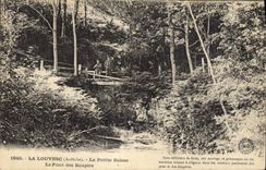 CPA La Louvesc Ardeche La Petite Suisse Le Pont des Soupirs 