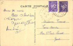 CPA La Louvesc Ardeche Allee de la petite Suisse 