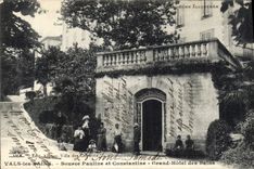 CPA Vals les Bains Source Pauline et Constrantine Grand Hotel des Bains 